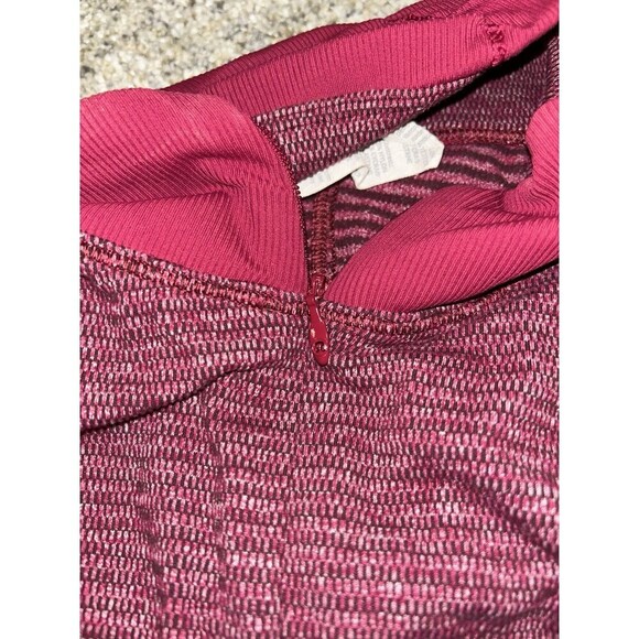 Lululemon Runderful Half Zip Pullover Berry Rumble Bordeaux Drama Yoga Run 6 - Picture 8 of 10